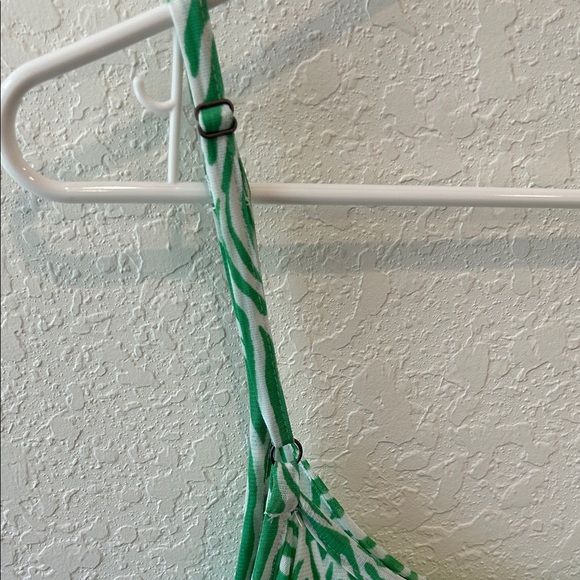 Diane Von Furstenberg x Target Green Mini Dress Strappy Mesh Sea Twig - Picture 9 of 12